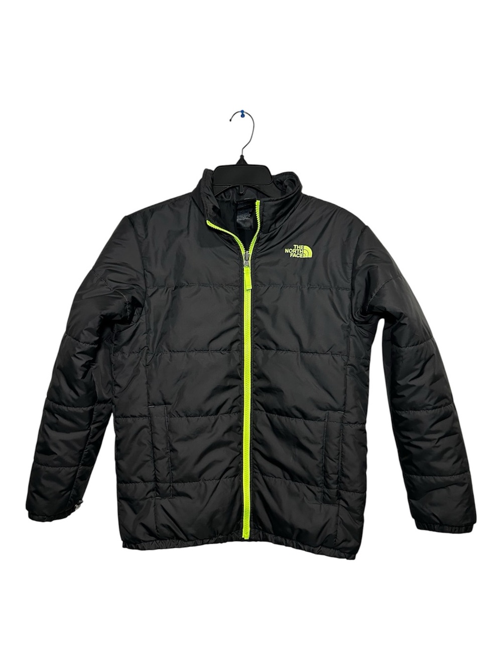 The North Face Boys size Large 14/16 gray puffer insulated winter Jacket